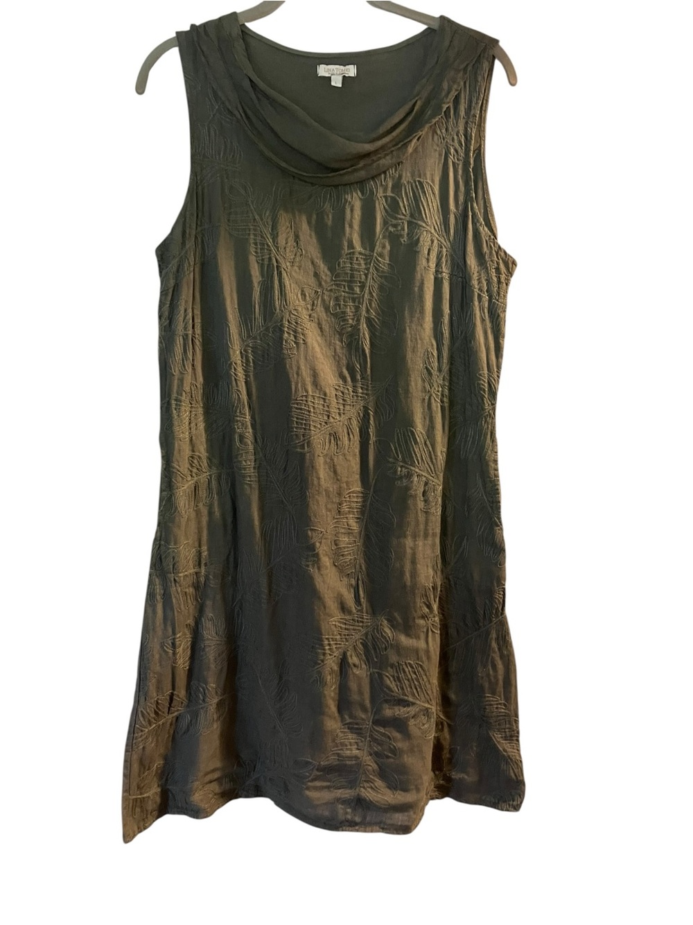 Lina Tomei Linen Dress Size Large